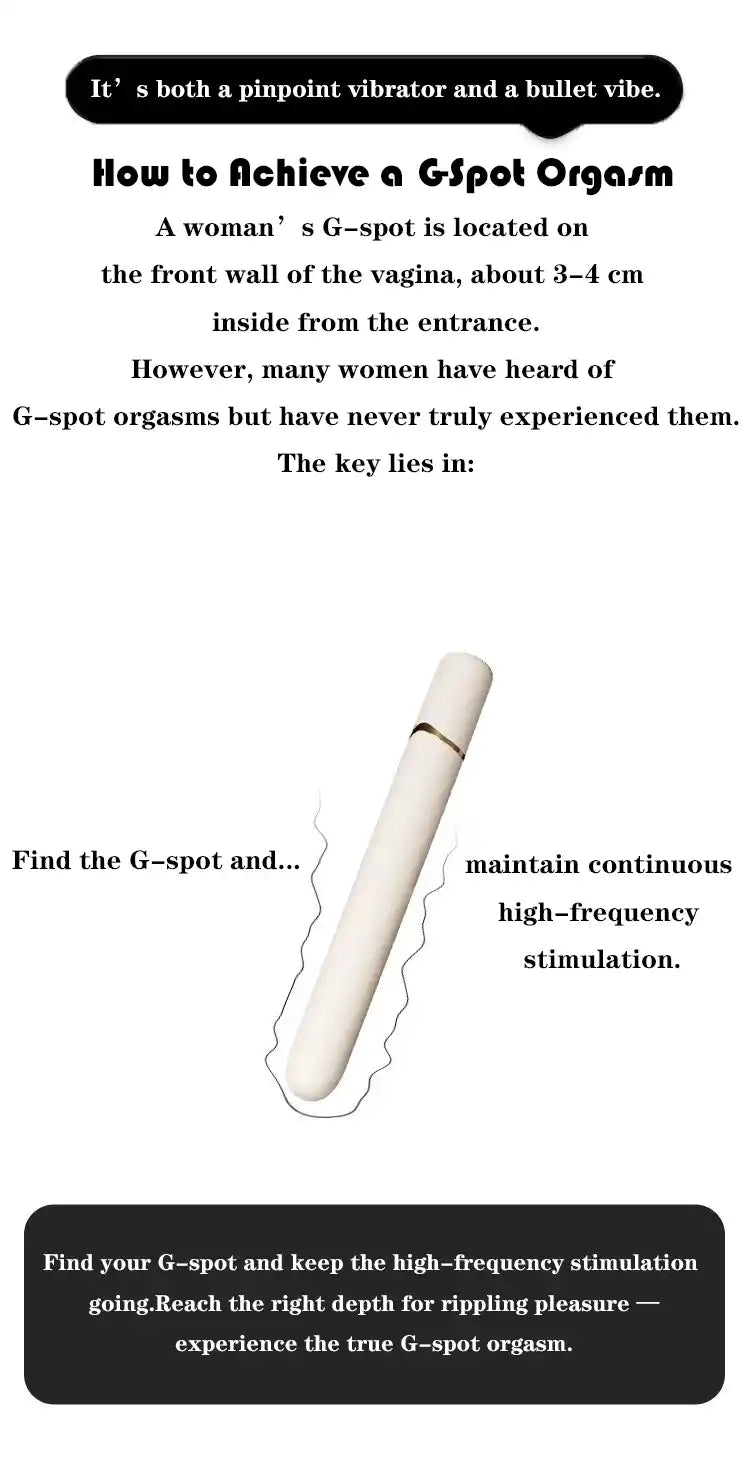 Rechargeable Wand Vibrator – Dual Control Magic Wand with 10 Modes | Button & App Version