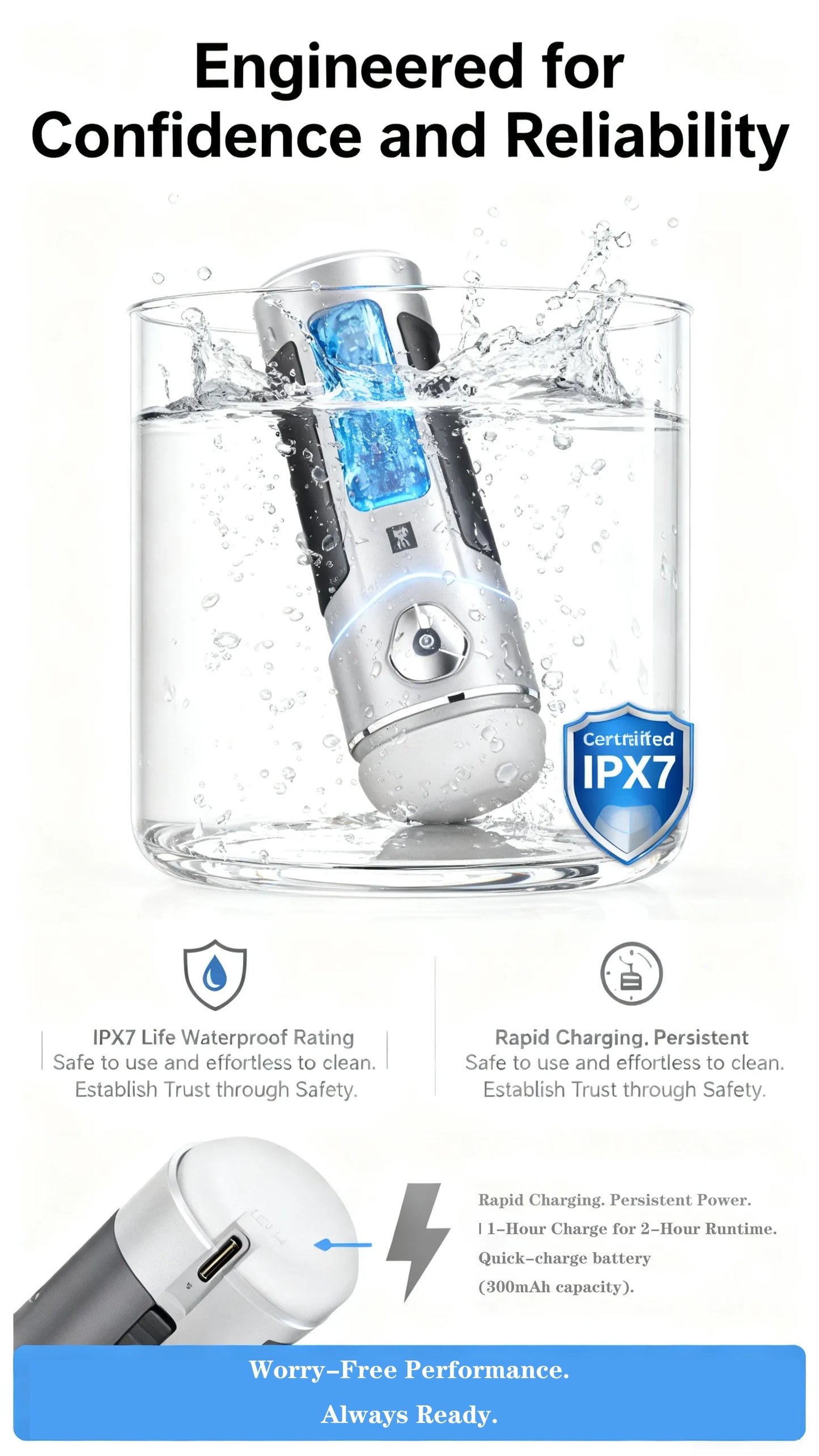 Kyradora Automatic Male Masturbator | Climax Control and Endurance Training Device for Men | App Remote Heating, Hands-Free IPX7 Waterproof PE Trainer