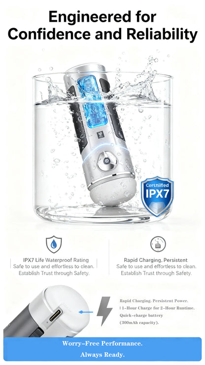 Kyradora Automatic Male Masturbator | Climax Control and Endurance Training Device for Men | App Remote Heating, Hands-Free IPX7 Waterproof PE Trainer