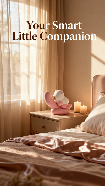 Silent Dual-Stimulation Vibrator for Women | Long-Distance APP Control Rabbit Vibe with Sucking Clitoral Stimulator | Flexible, Discreet & USB Charging Base