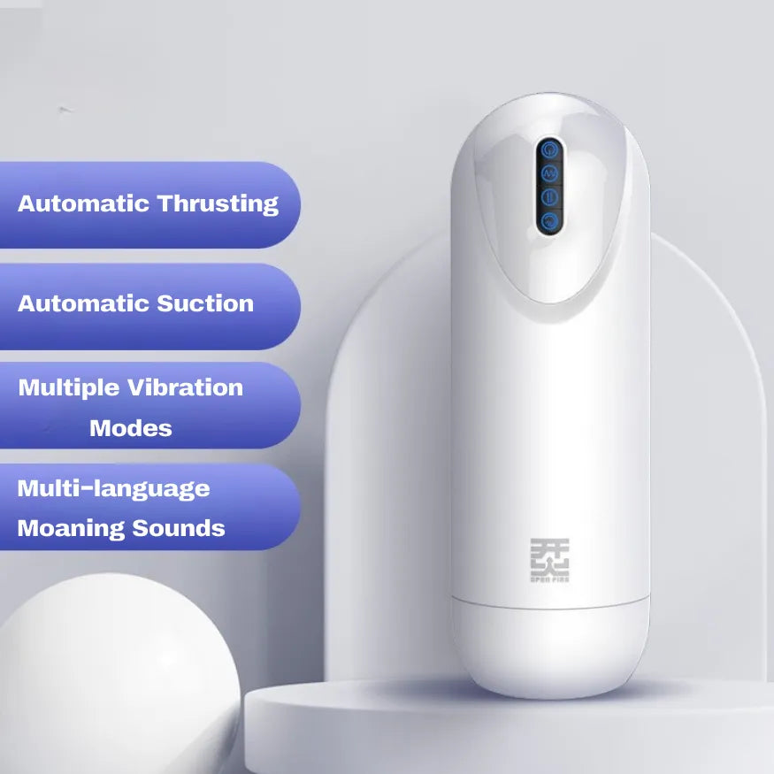 Automatic Masturbator Cup | Fully Thrusting & Suction, Multi-Frequency Vibrations