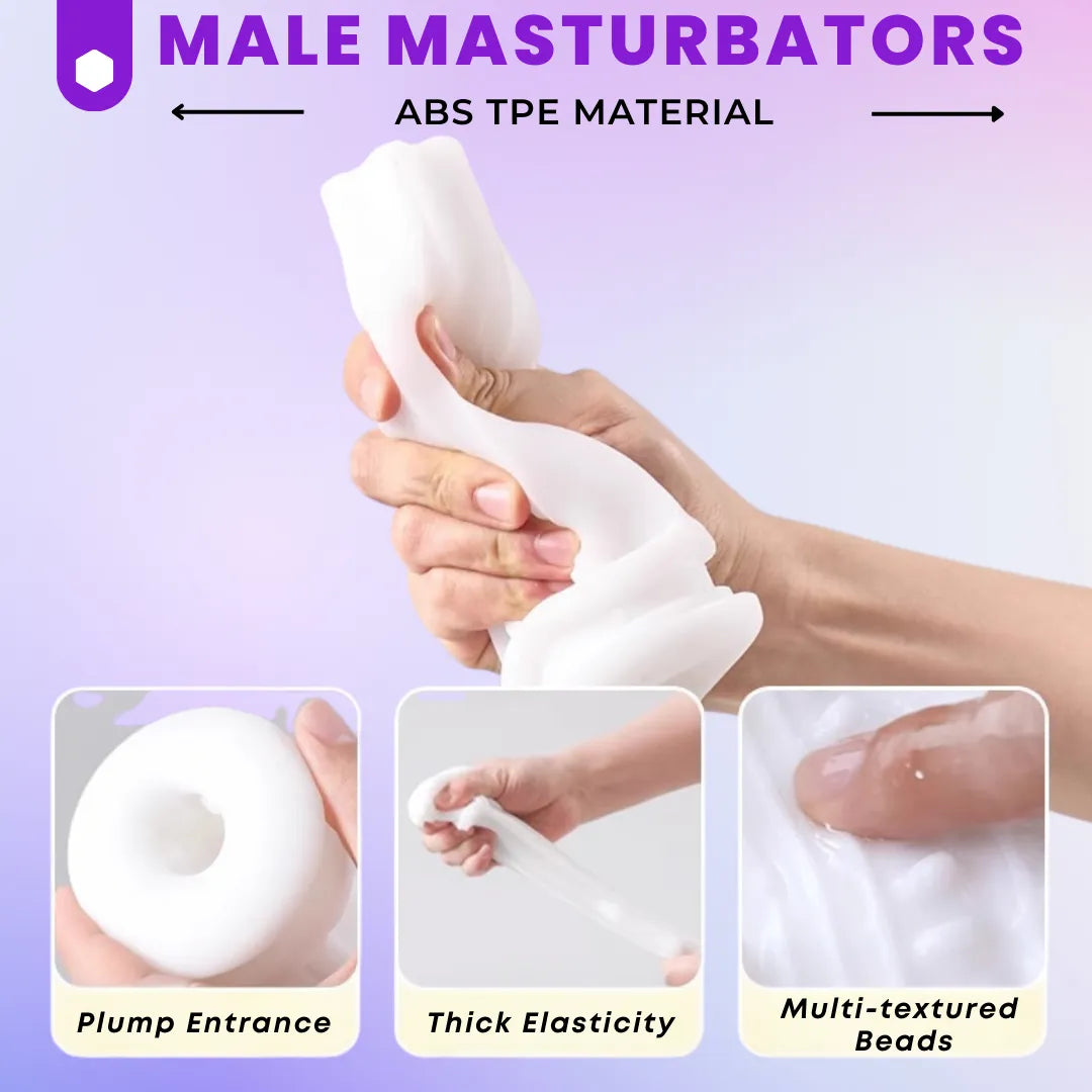 Manual Penis Sleeve Sex Toy – Realistic Vagina, Easy to Clean & Portable