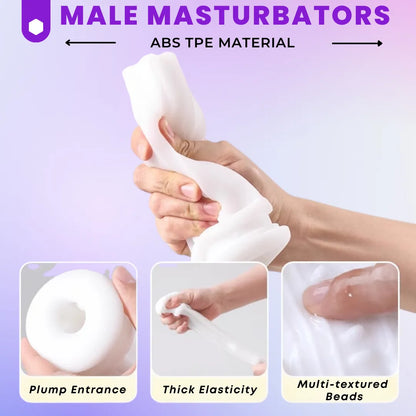 Manual Penis Sleeve Sex Toy – Realistic Vagina, Easy to Clean & Portable