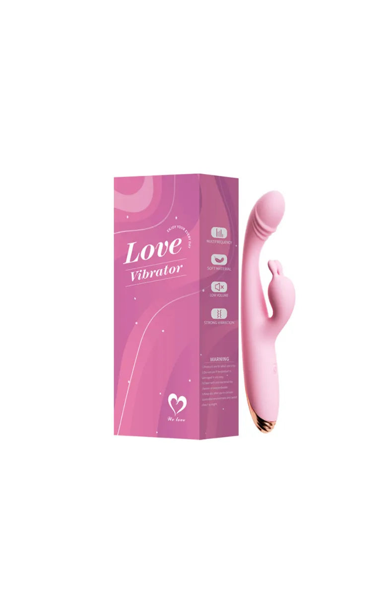 USB Charging G Spot Vibrators | Dual-Ended Clitoral Suction Vibrator with 10 Modes & Heating