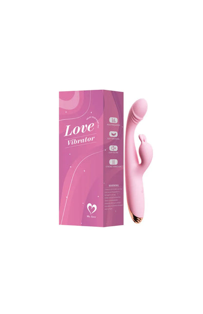 USB Charging G Spot Vibrators | Dual-Ended Clitoral Suction Vibrator with 10 Modes & Heating