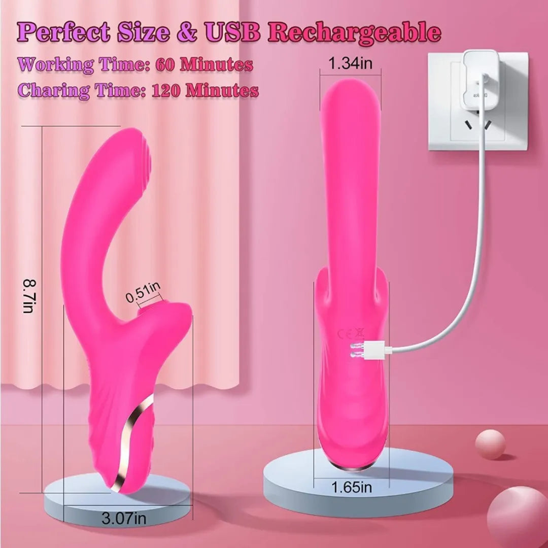 Premium Sucking Vibrator for Women | Clitoral & G Spot Pleasure with 7 Suction Modes