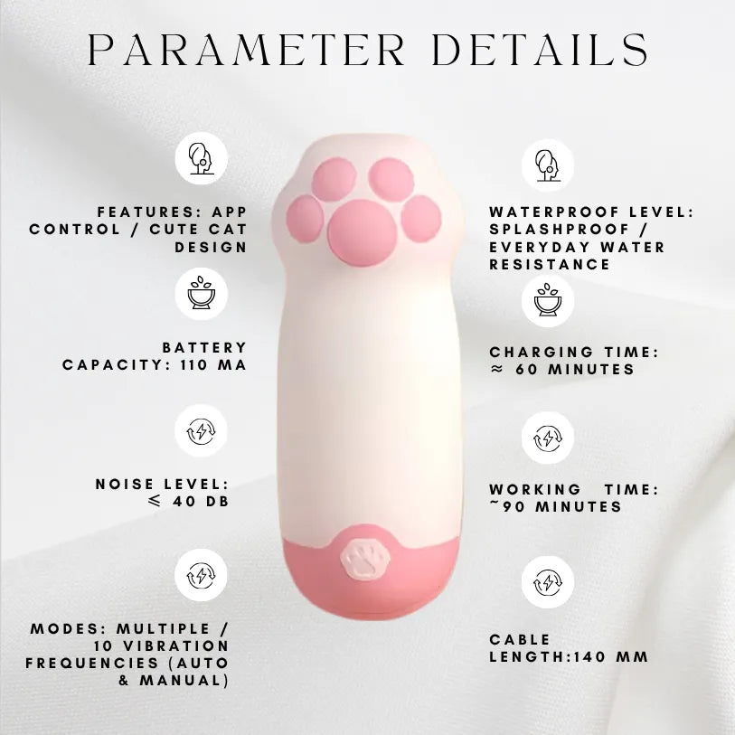 Best Clitoral Stimulator – Cat Ears App Controlled Vibrator | Quiet & Splashproof Toy