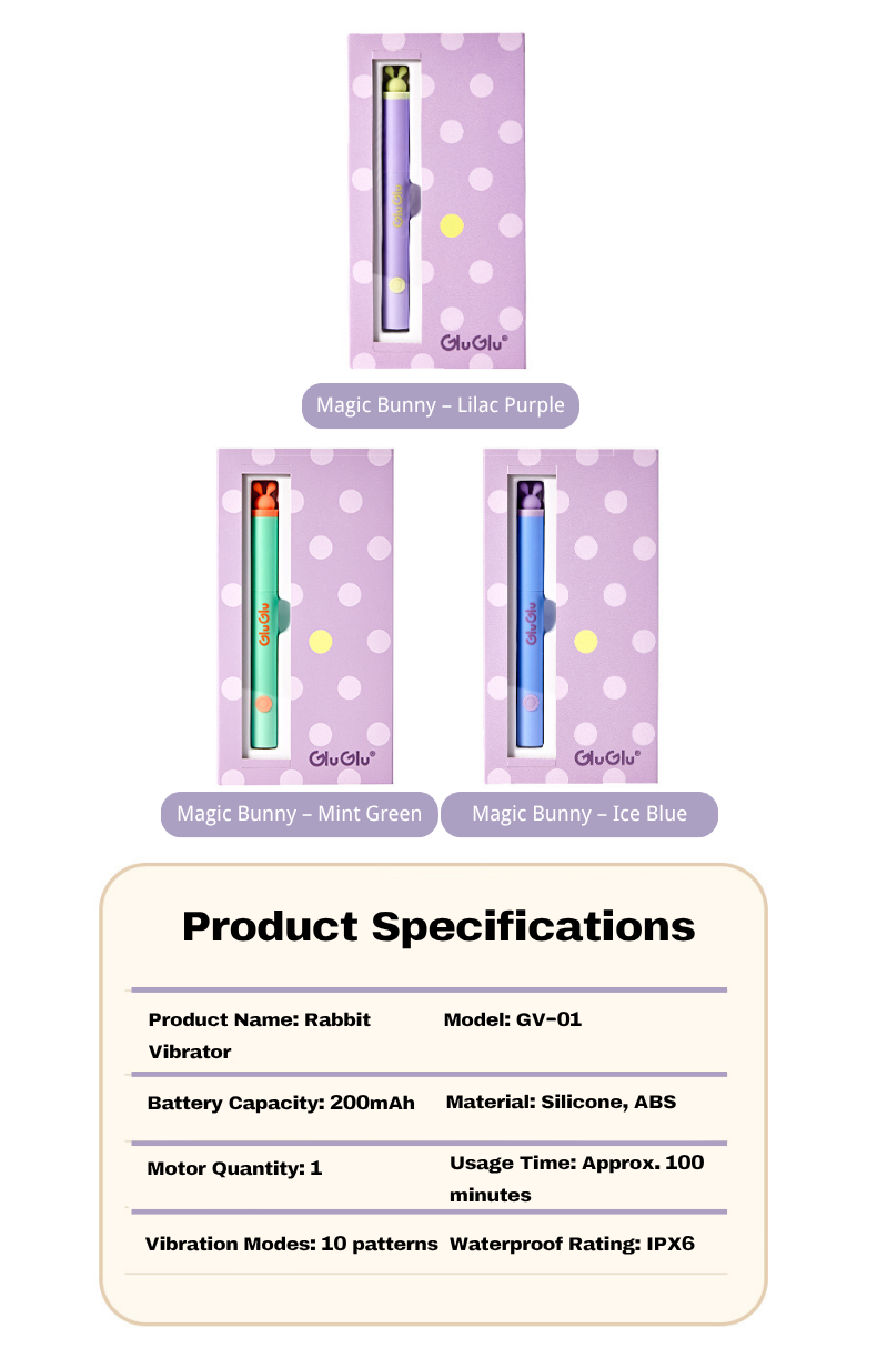 Dual-Action Rabbit Vibrator | G-Spot & Clitoral Pleasure