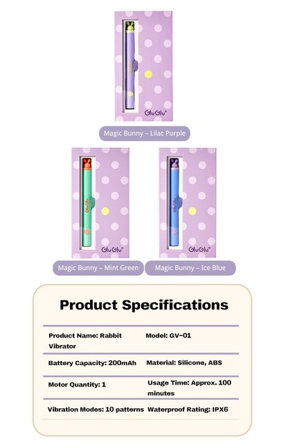 Dual-Action Rabbit Vibrator | G-Spot & Clitoral Pleasure