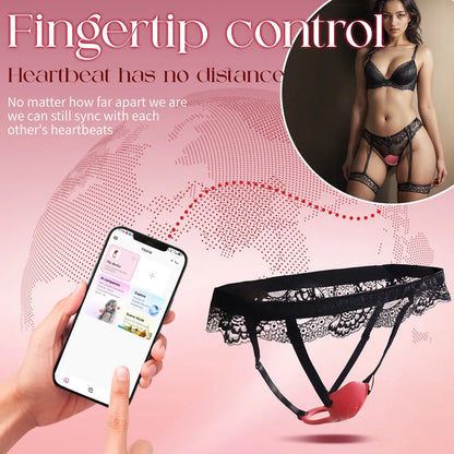 Couples Rose App Remote Control Wearable Vibrator | Hands-Free Panty Clitoral Stimulator & Vibrating Cock Ring for Men and Women