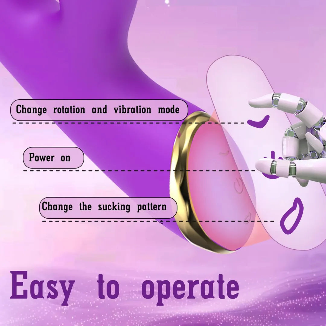 Premium Sucking Vibrator for Women | Clitoral & G Spot Pleasure with 7 Suction Modes