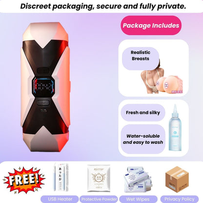 Life size penis sleeve sex toy with deep suction and dual stimulation for ultimate satisfaction
