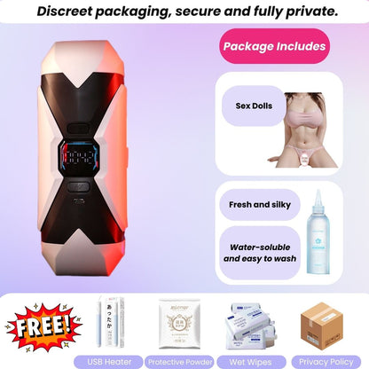 Best Male Masturbator – Life-Size Automatic Masturbator with Realistic Feel, Strong Suction, and Includes a USB Heater
Protective Powder
Wet Wipes
