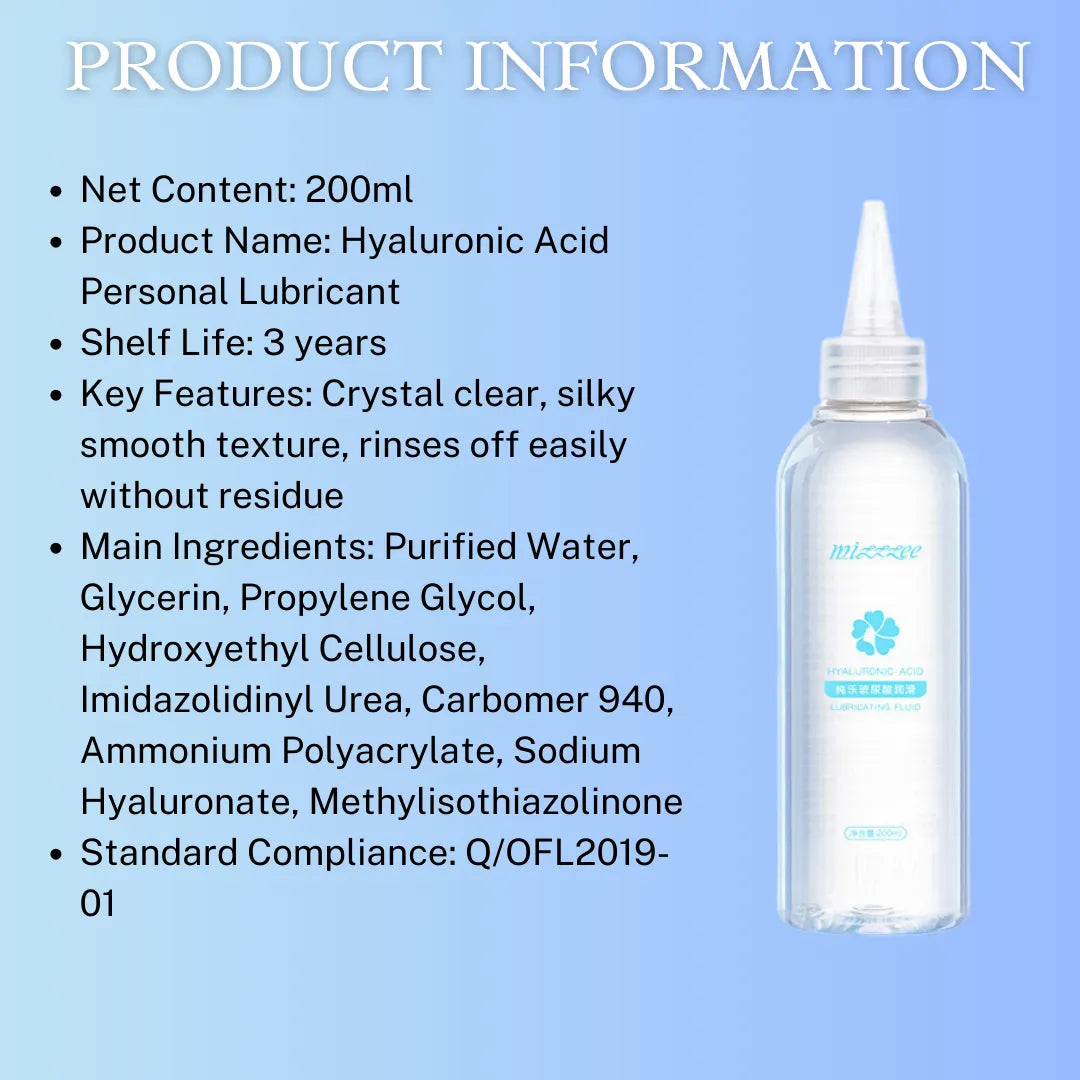 Experience soothing comfort with our Best Personal Lubricant for Sensitive Skin – Organic Hyaluronic Acid Water-Based Lube. Specially crafted for men, women, and couples, this gentle formula delivers lasting hydration and a silky-smooth feel without irritation.